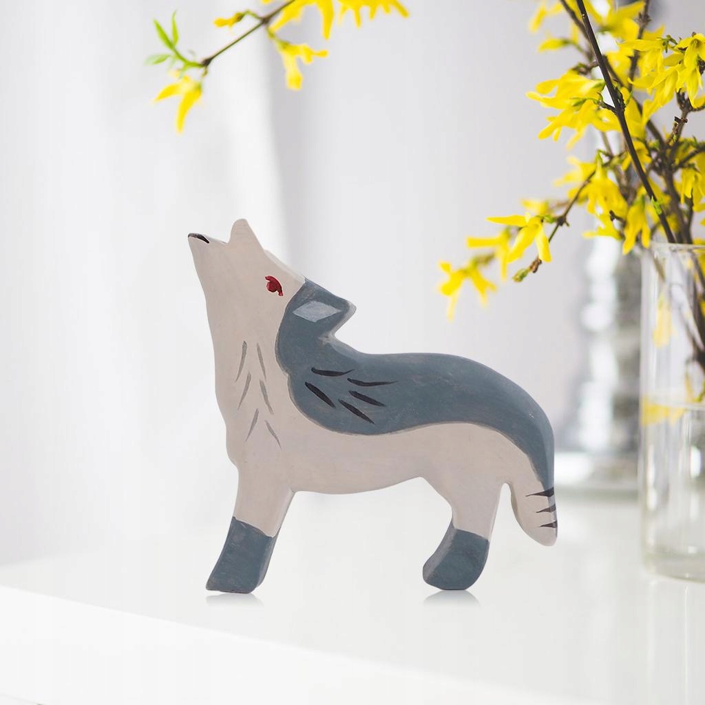 Animal Learning Toy Figures Numbers Model Wolf Wiek dziecka 18 lat +