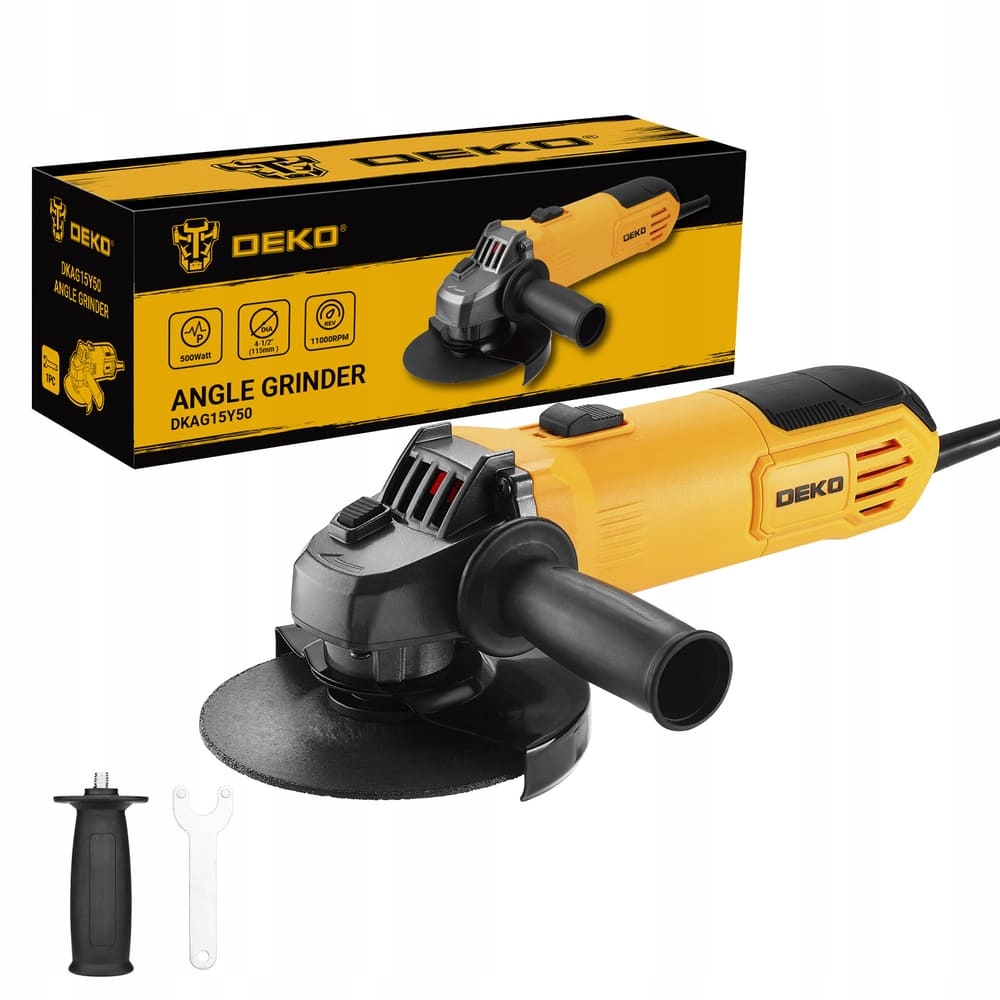 

Deko Szlifierka Kątowa 500W 115mm DKAG15Y50 Mała
