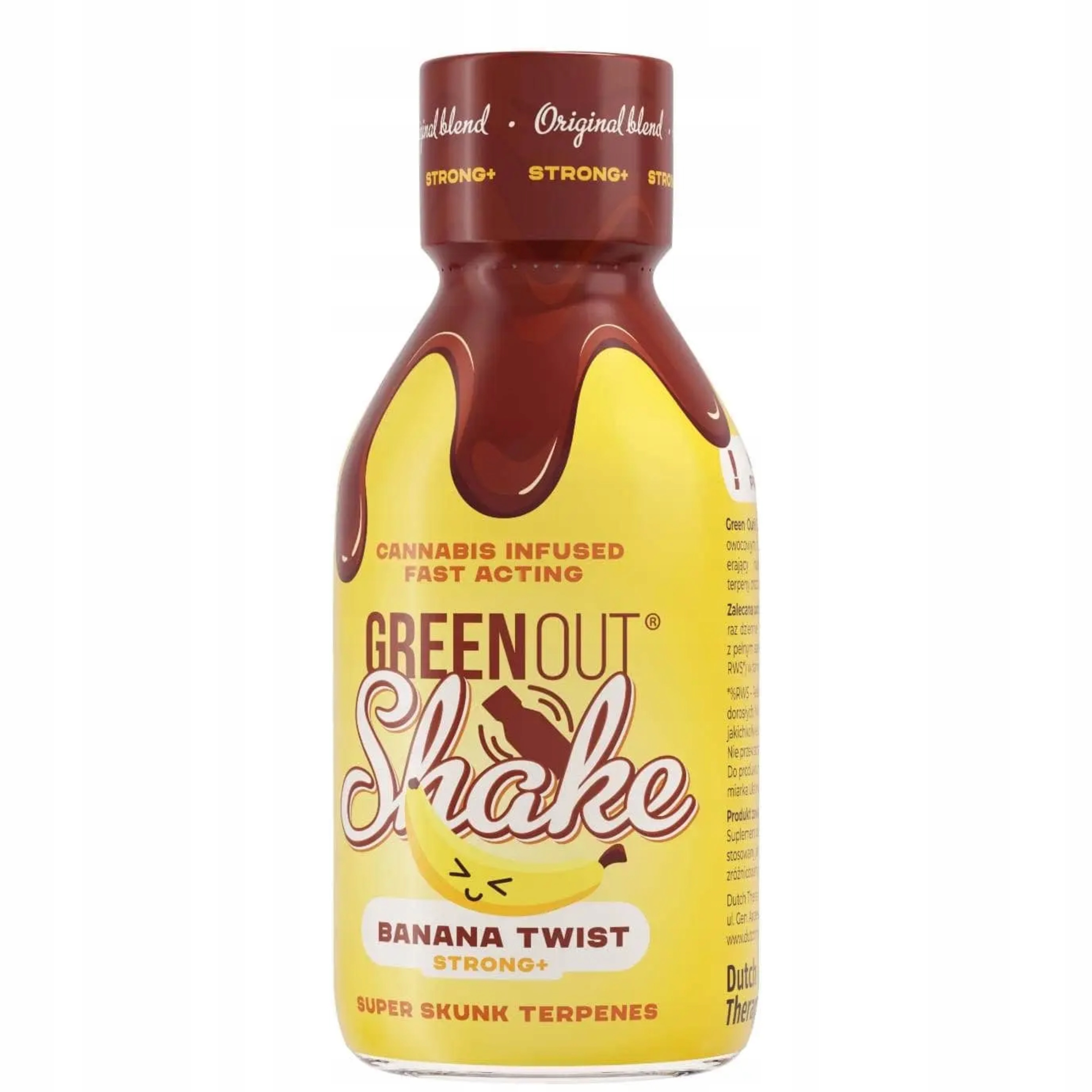 Dutch Therapy Green Out Strong+ Shake Banana Twist 200ml