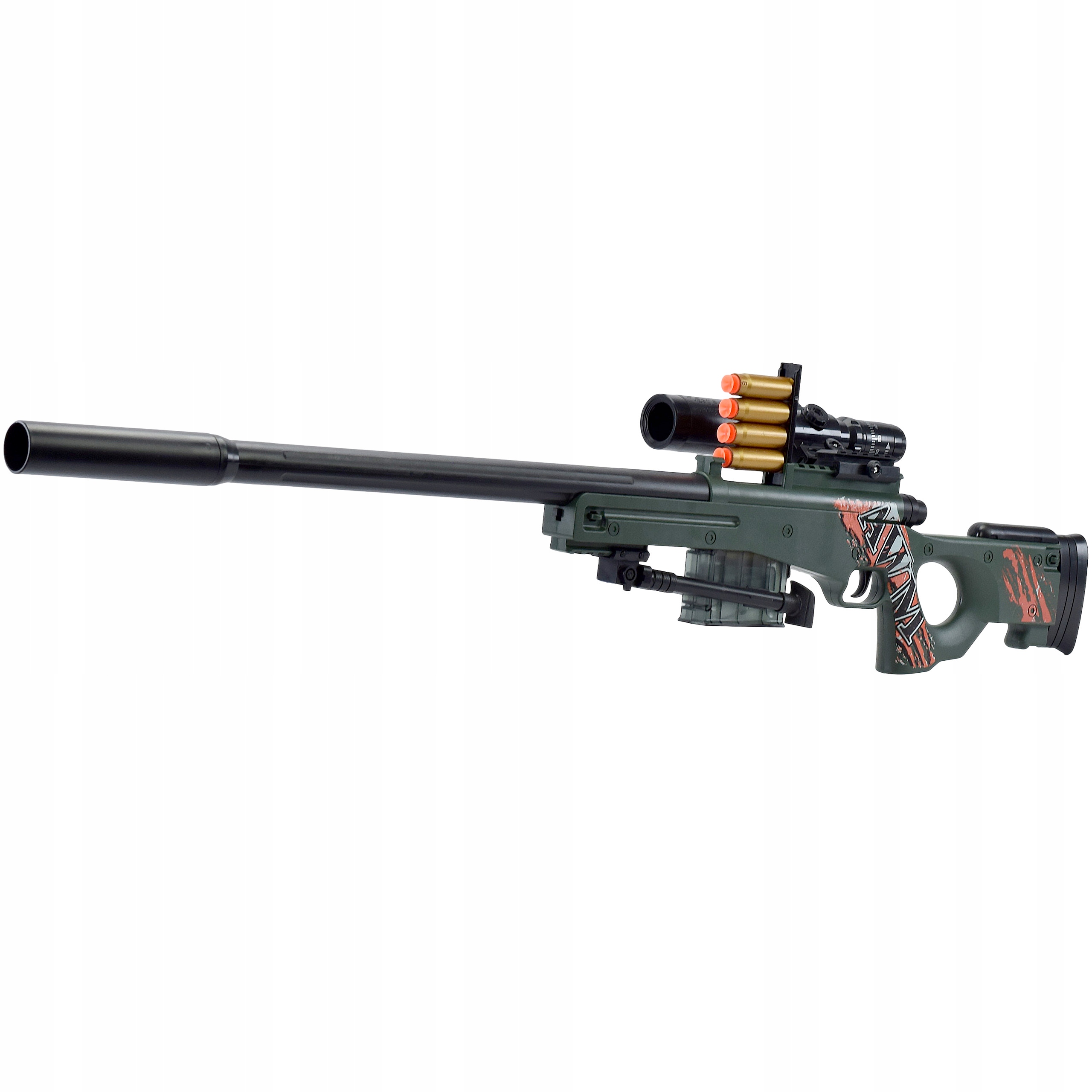 KARABIN PISTOLET SNAJPERKA SNAJPER STRZAŁKI ŁUSKI Efekty dźwiękowe