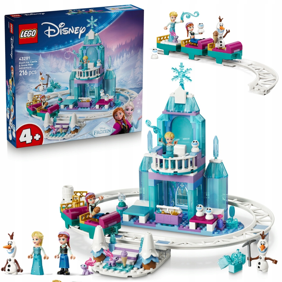Lego 43281 Disney Ledový hrad Elzy a sněhová jízda Ledové Království