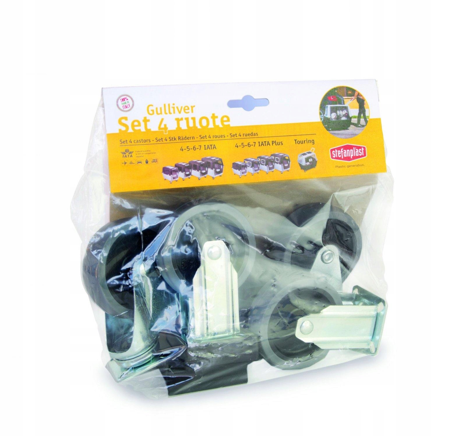 

Stefanplast Zestaw 4 kółek do transportera Gullive