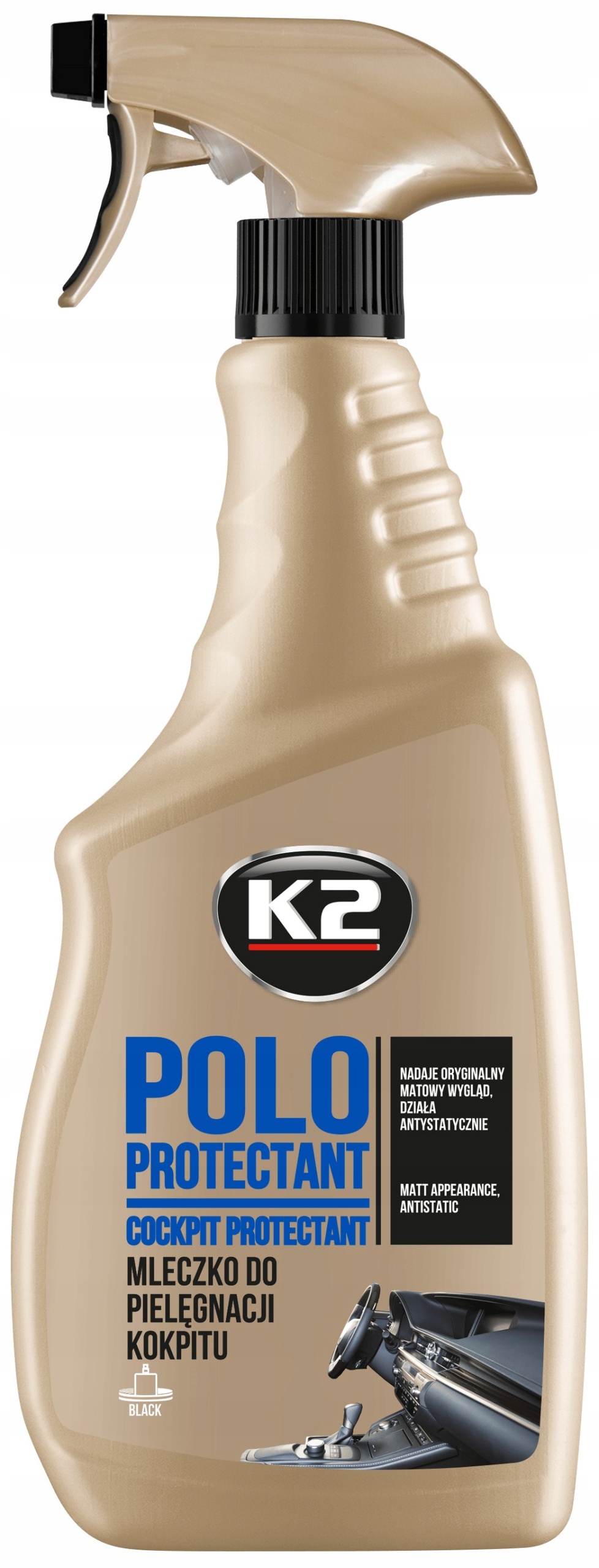 

K2 Polo Protectant Środek Do Kokpitu Black 770ML