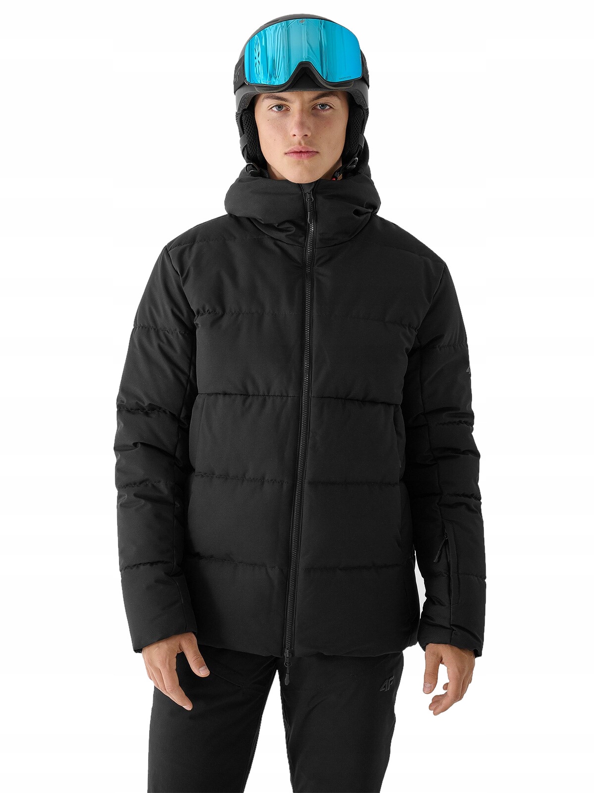 Męska kurtka narciarska 4F z membraną TJAM580 czarny 20S L