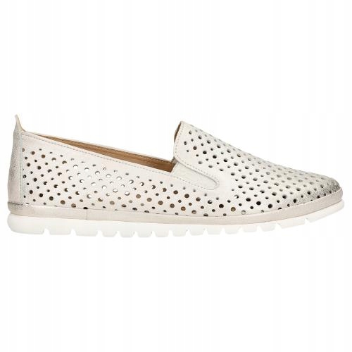 

Buty Wojas Półbuty damskie skóra złote r. 36