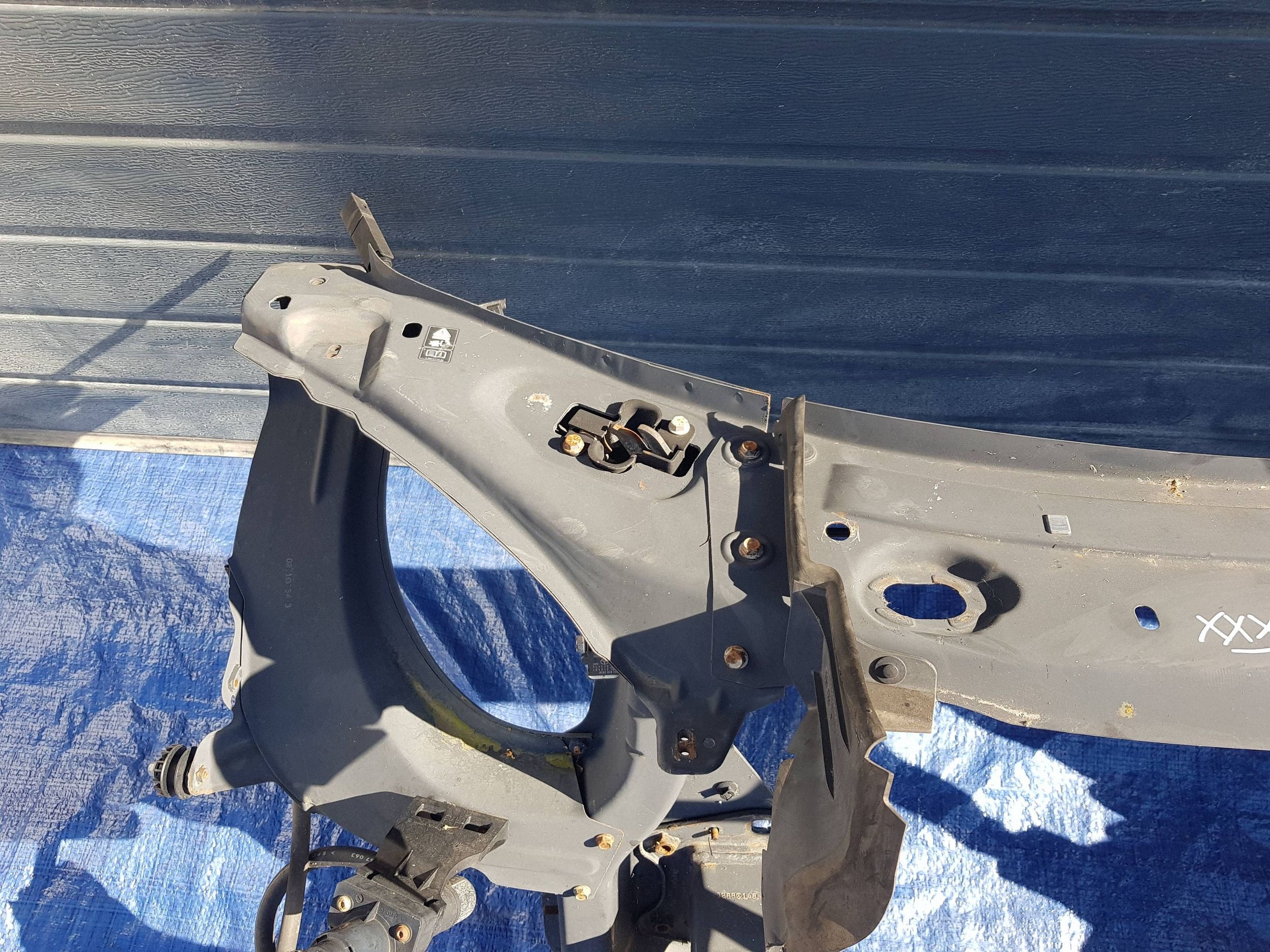 support panel for radiators sider pillar front Mercedes GL X164