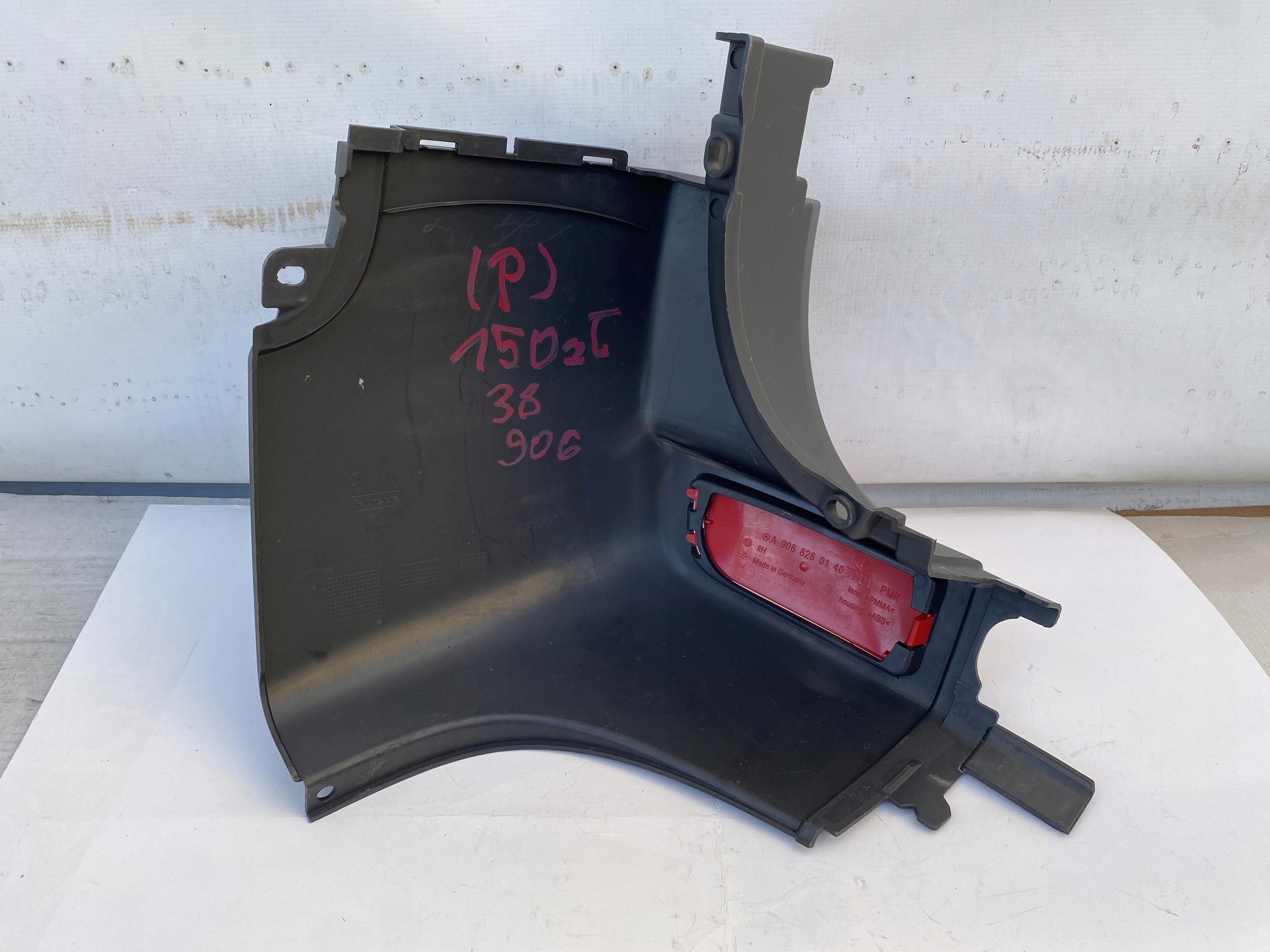 VW CRAFTER SPRINTER 906 06- Ecke Stoßstange heck rechts A9068801371 Original
