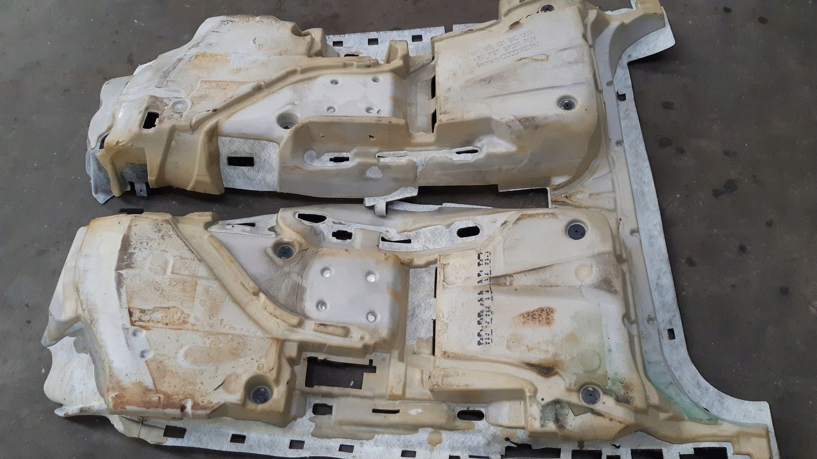 mats floor Audi A3 8P 1,6 MPI 3D