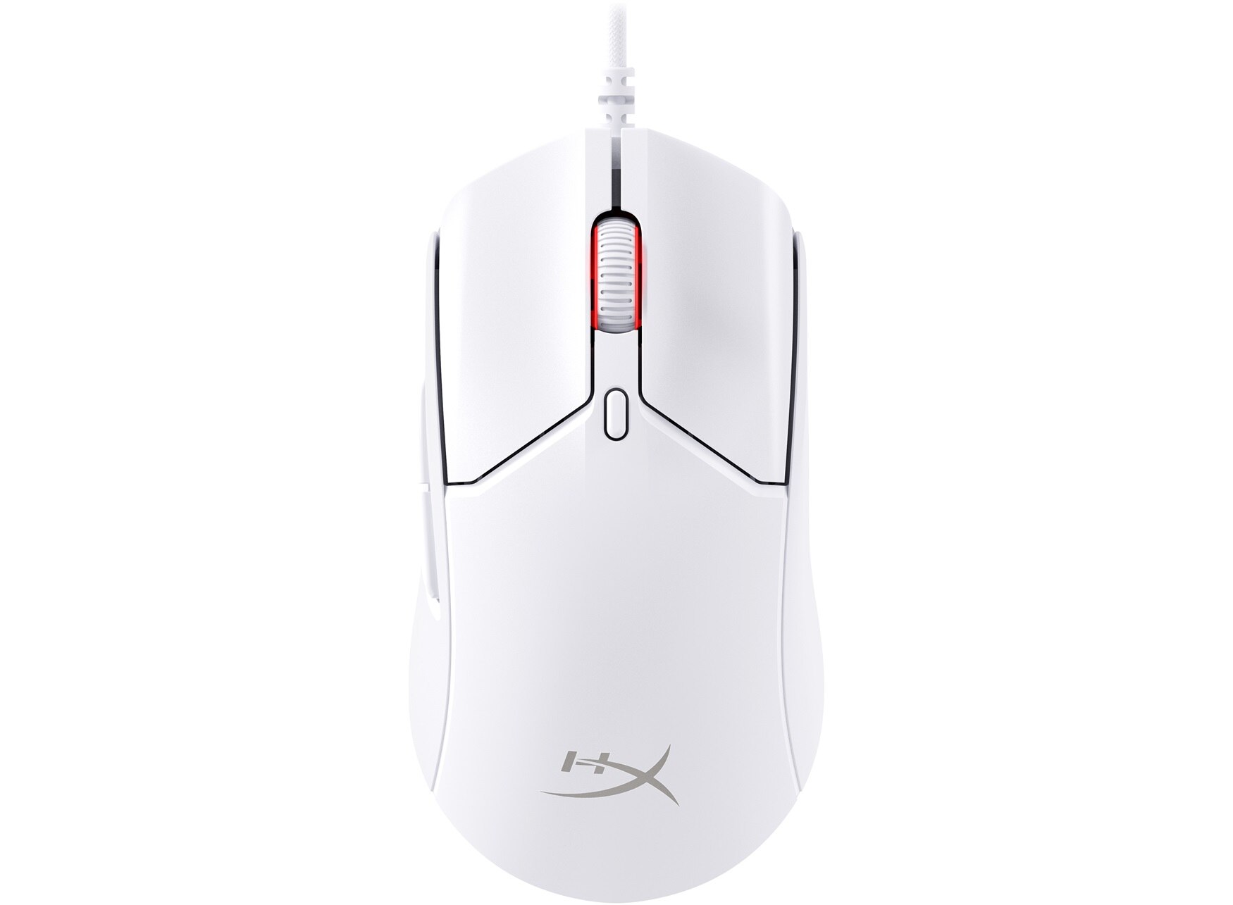 Hp HyperX Pulsefire Haste 2/Herná/Optická/Pre pravákov/Drôtová USB/Biela