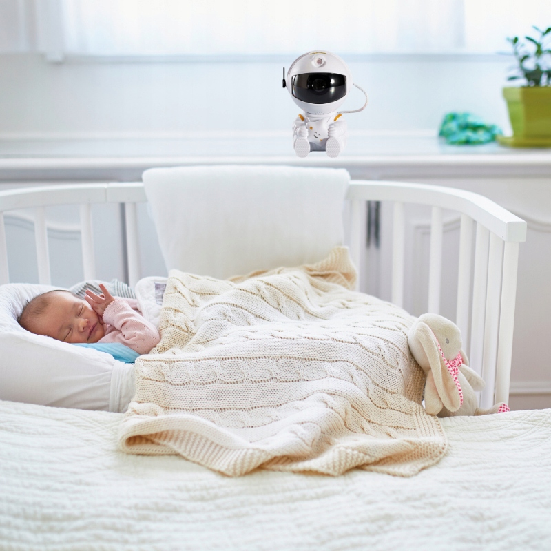 PROJEKTOR GWIAZD Dla Dzieci Rzutnik Nieba Lampka Nocna Na PREZENT + Pilot Materiał plastik sznurek