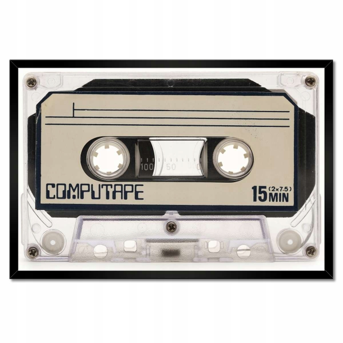 Plakáty v rámu 60x40 Music Cassette Kazeta