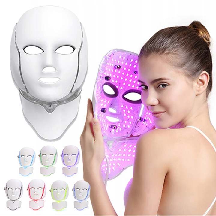 Maska Zkrášlující Fotorejuvenaci A Modré Světlo Dálkové Ovládání