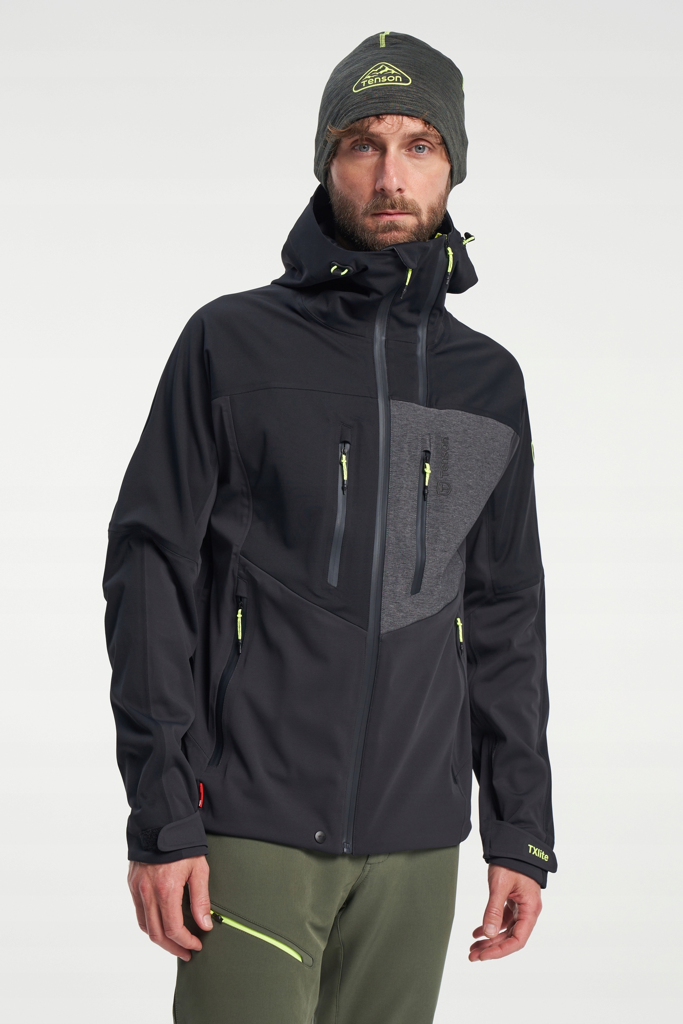 Kurtka Softshell męska Tenson Ski Touring Jacket Men czarna roz. XL