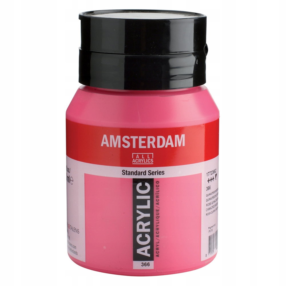 Barva akrylová Amsterdam Talens 500ml 366 Quinacridone Rose