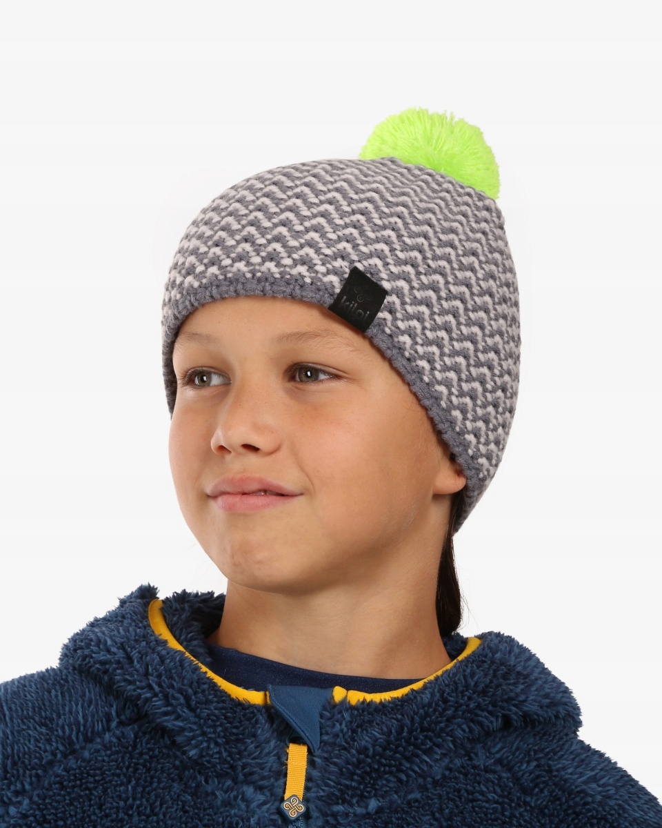 Dziecięca zimowa czapka Kilpi Paulo-j szara 4