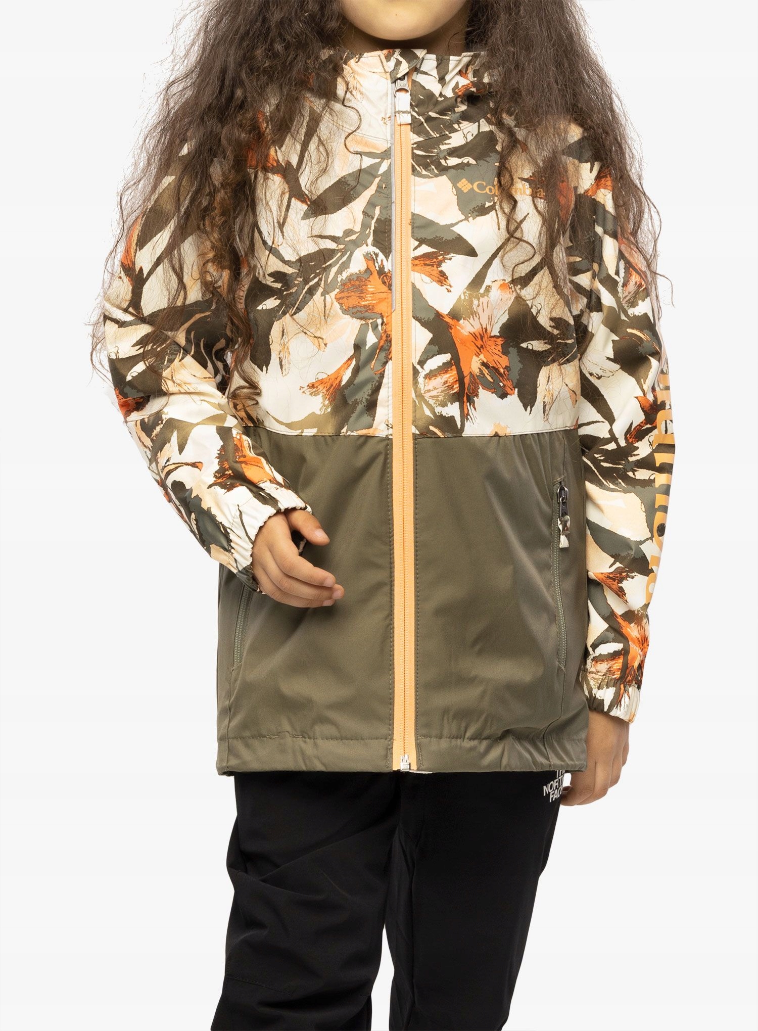 Dívčí bunda Columbia Dalby Springs Jacket chalk/stone green Xs