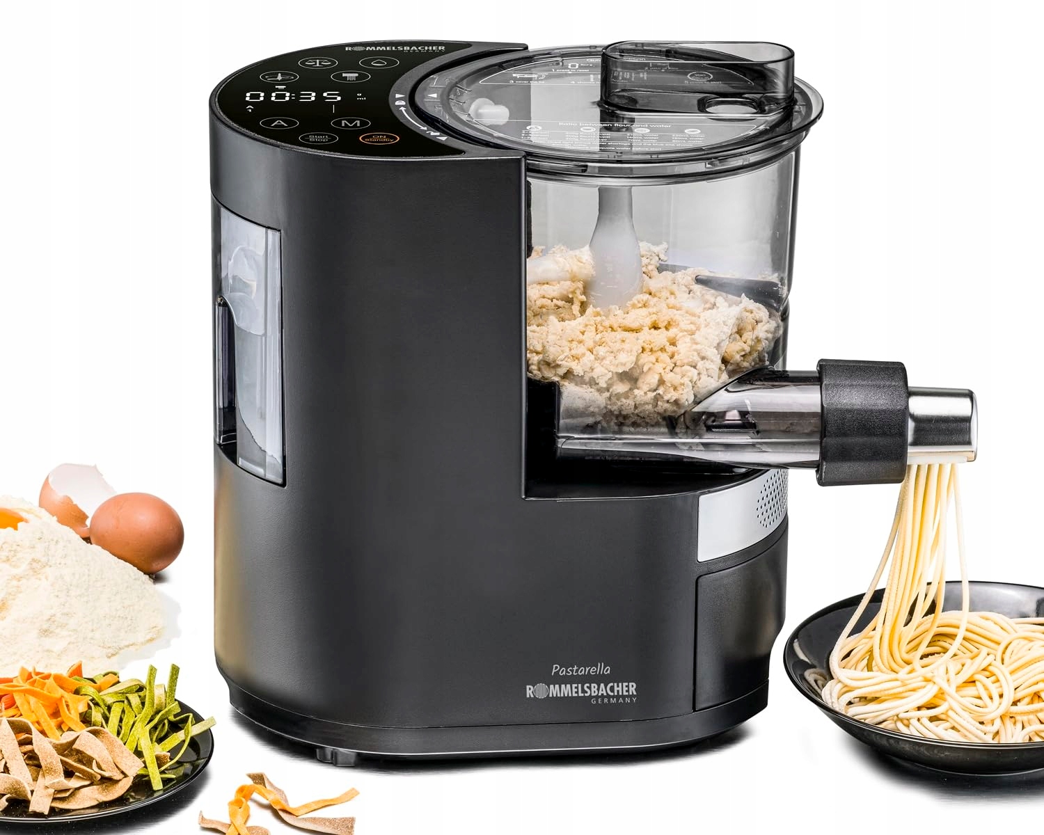 Rommelsbacher Elektrický stroj na těstoviny Pm 220, 800 g, 7 forem