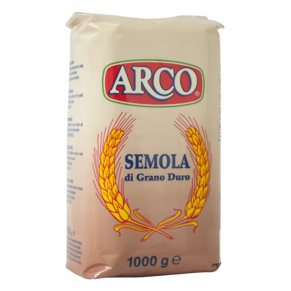 Levně 5X Mouka krupice z pšenice durum 1 kg Arco