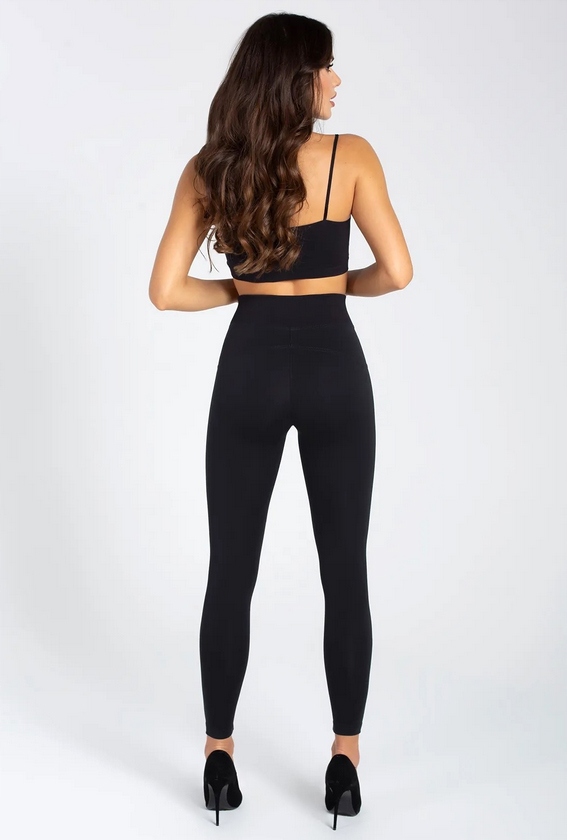 GATTA SPODNIE Z WYSOKIM STANEM SKINNY HOT WAIST HIGH CZARNE M Rozmiar M