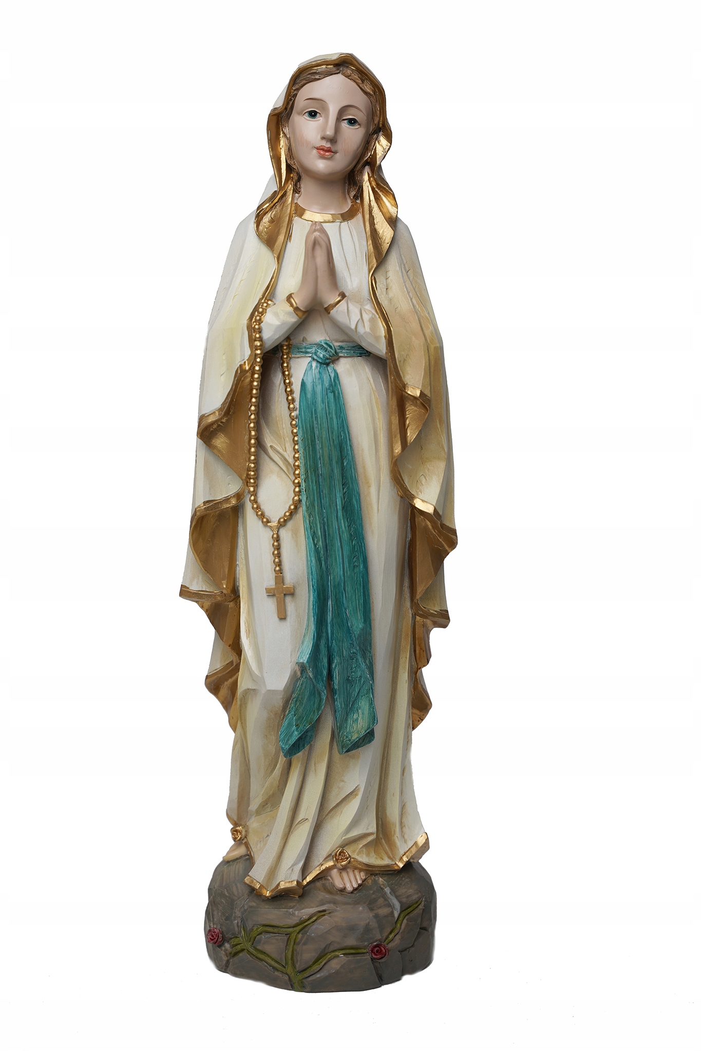 Figurka Panna Mária Madonna z Lurdov 40,3 cm vysoká, Ručne Maľovaná