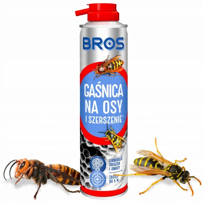 

Bros Gaśnica na osy szerszenie Spray 600 ml.