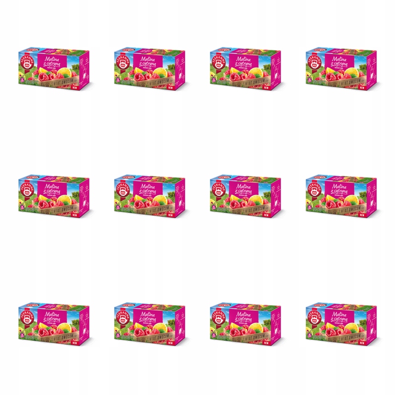 Ovocný čaj Teekanne Svět ovoce Malina s citronem 20x2.25 g X12
