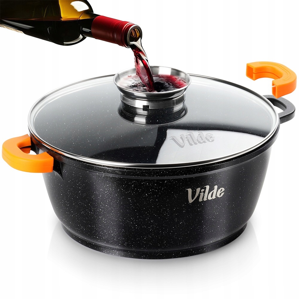 Hrnec Poklice Aroma Indukce Plyn 28 CM 5,8 L Nepřilnavá