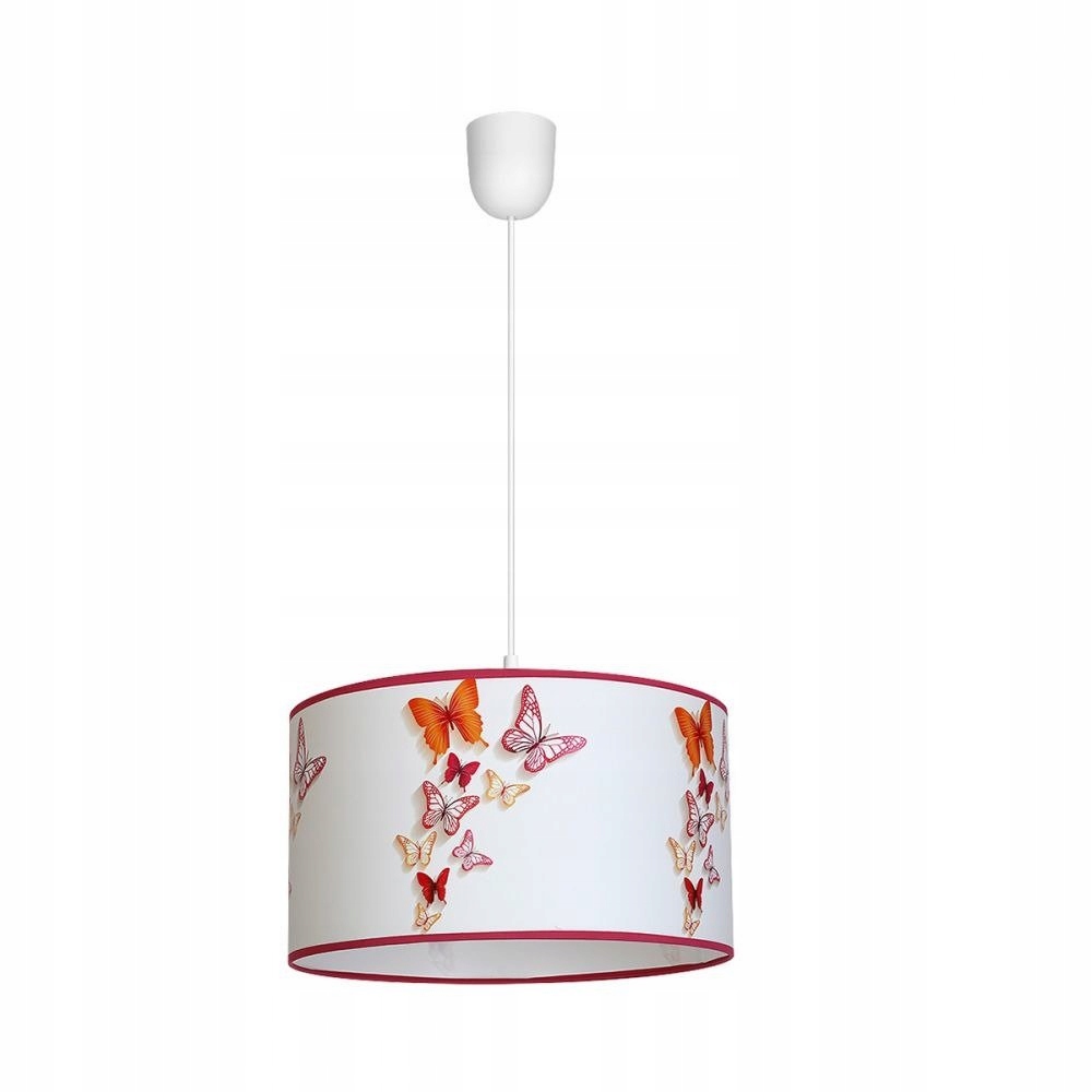 Lampa Wisząca Milagro Butterflies Mlp 866 Biały Różowy