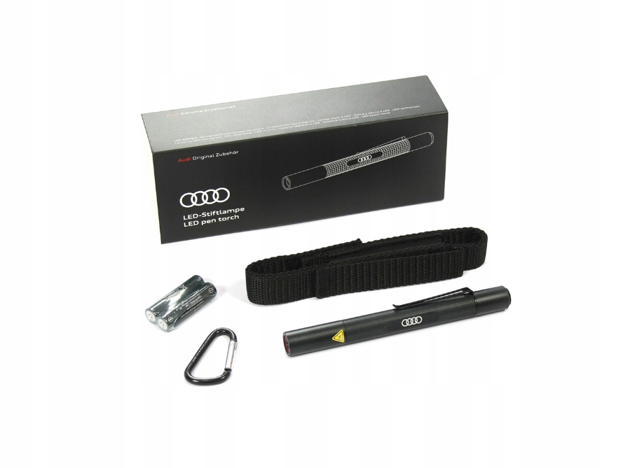 LATARKA DŁUGOPISOWA LED KOLEKCJA AUDI BTERIE AAA