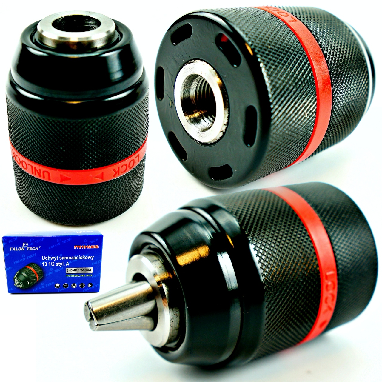 

Uchwyt Wiertarski Samozaciskowy 13MM 1/2 Fullmetal