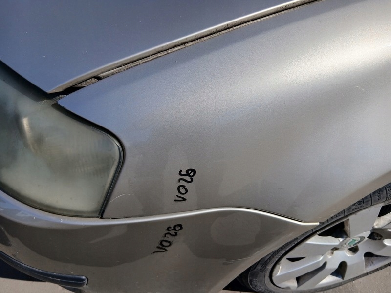 front left fender SKODA SUPERB 2 NR LAK 9201
