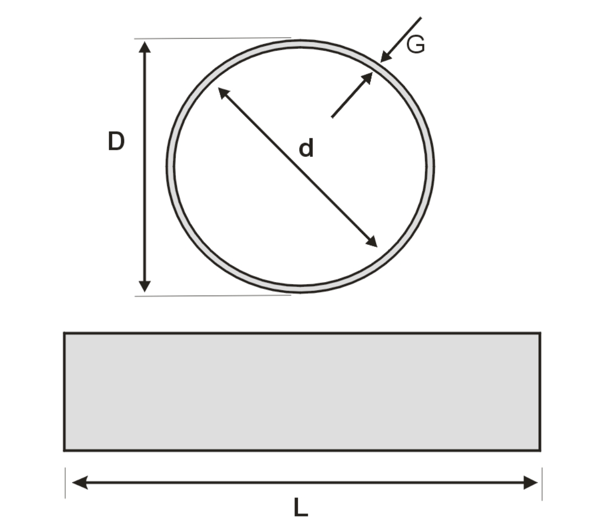 Rura FI 60 ocynkowana na słupki stal 50cm 0,5m Średnica 60 mm