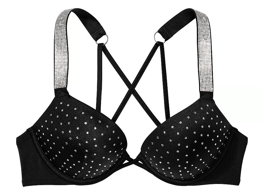 Koupací hora Victoria's Secret 2xpush-up se zirkony 80B (36B)