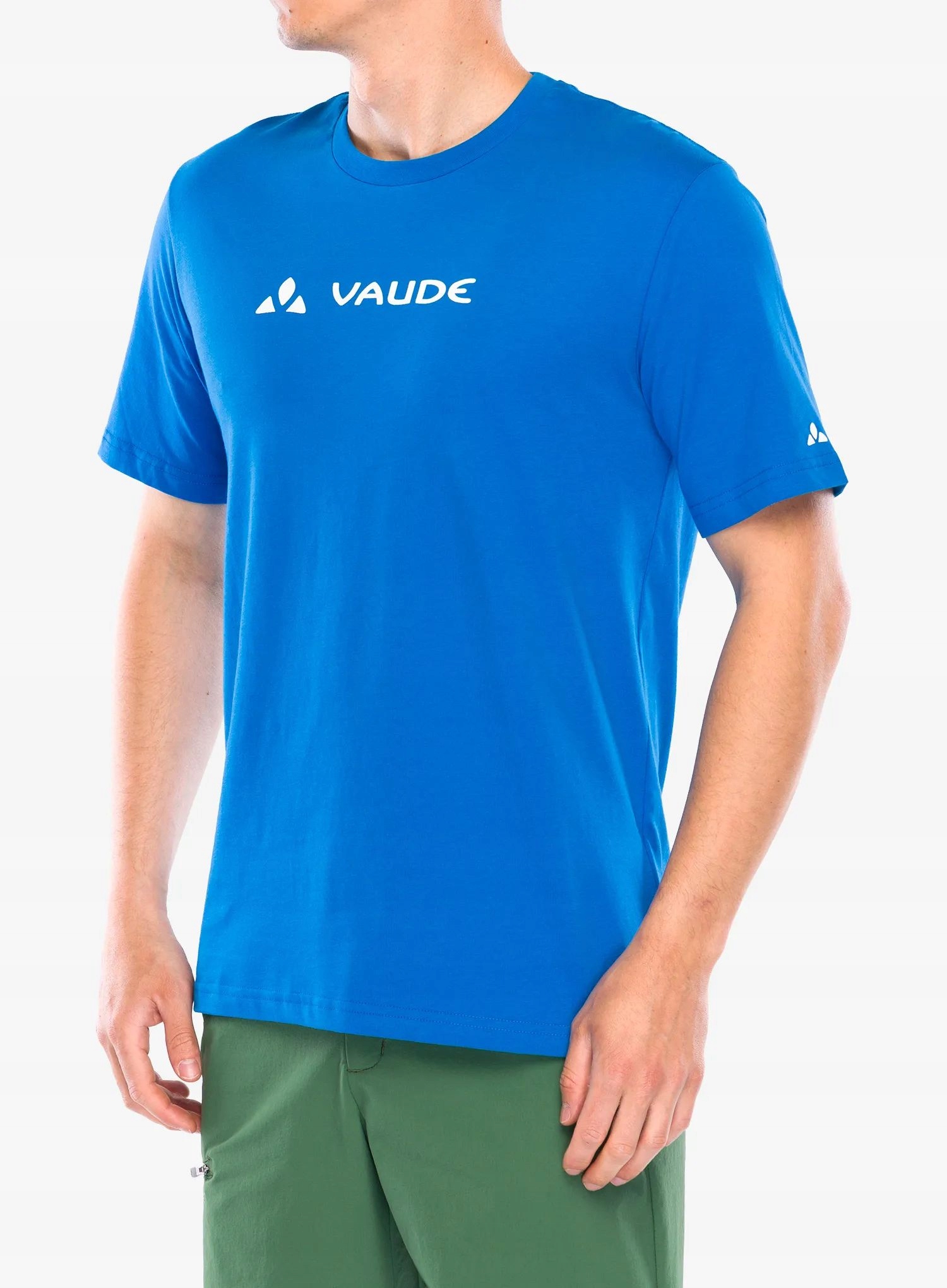 Bavlněné tričko Vaude Logo T-Shirt II radiate blue XXL