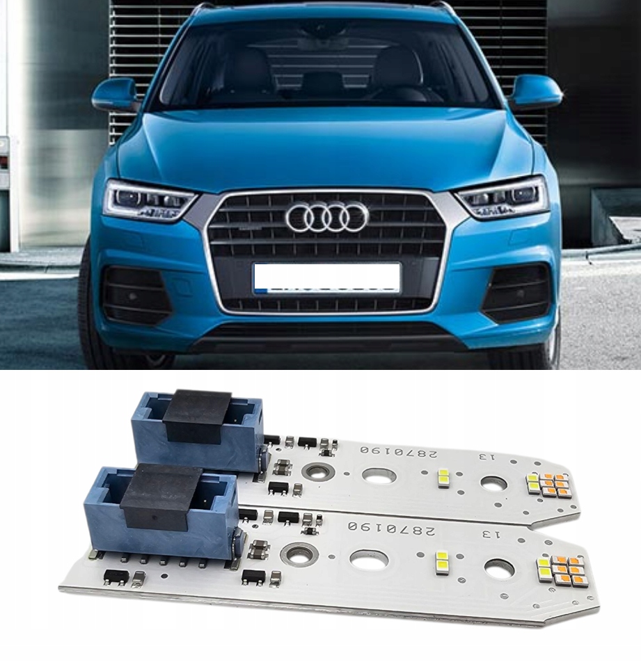 Moduly Csl Bílý Drl Audi Q3 8U 2014-2018 Komplet Pravý Levý