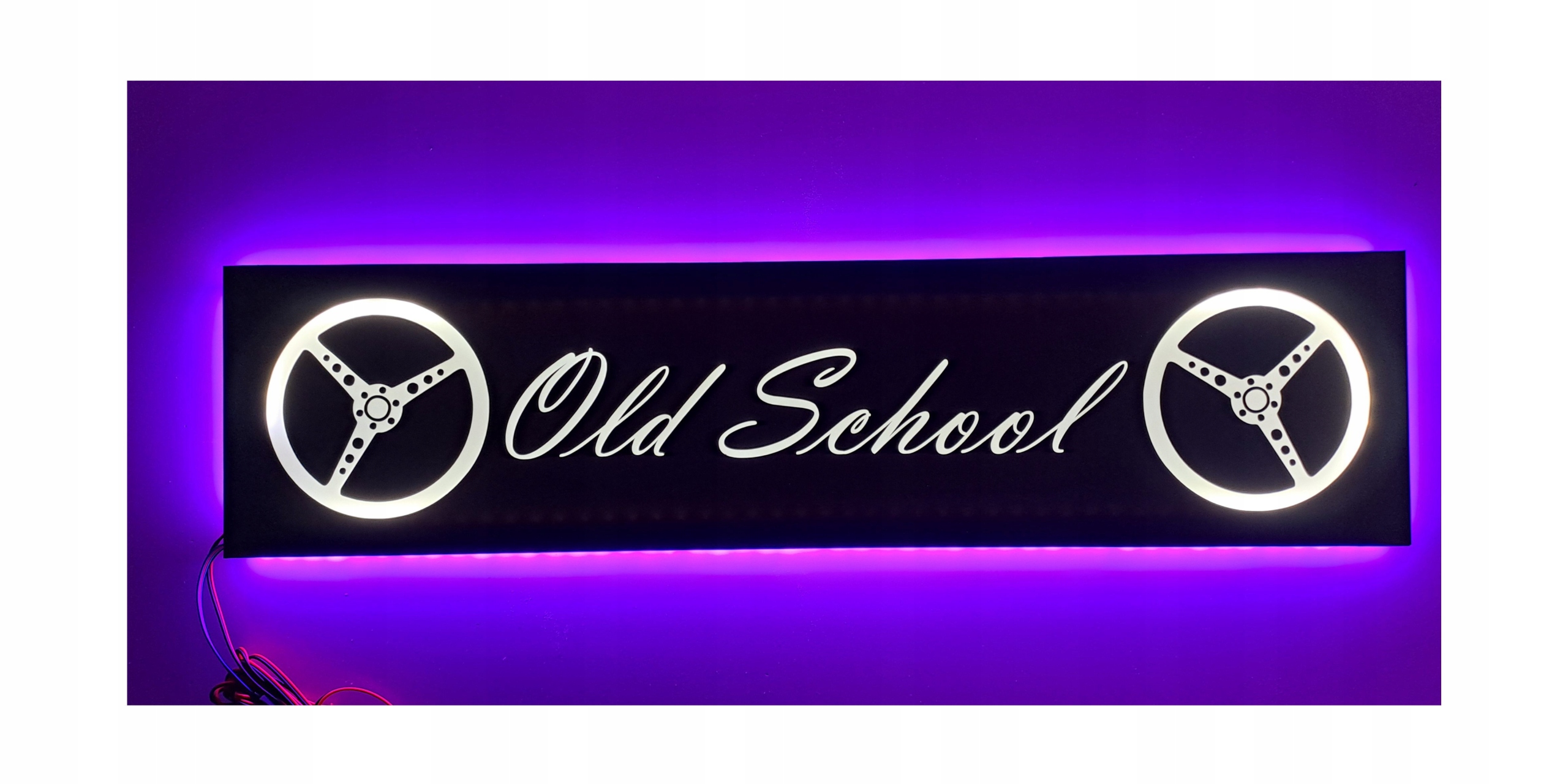 Led tabuľa Old School nad posteľ s podsvietením kabíny Rgb Tir Lkw