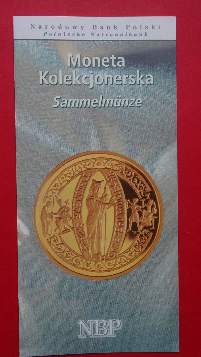 Folder 200 zł 1997,ŚWIĘTY WOJCIECH,stan I