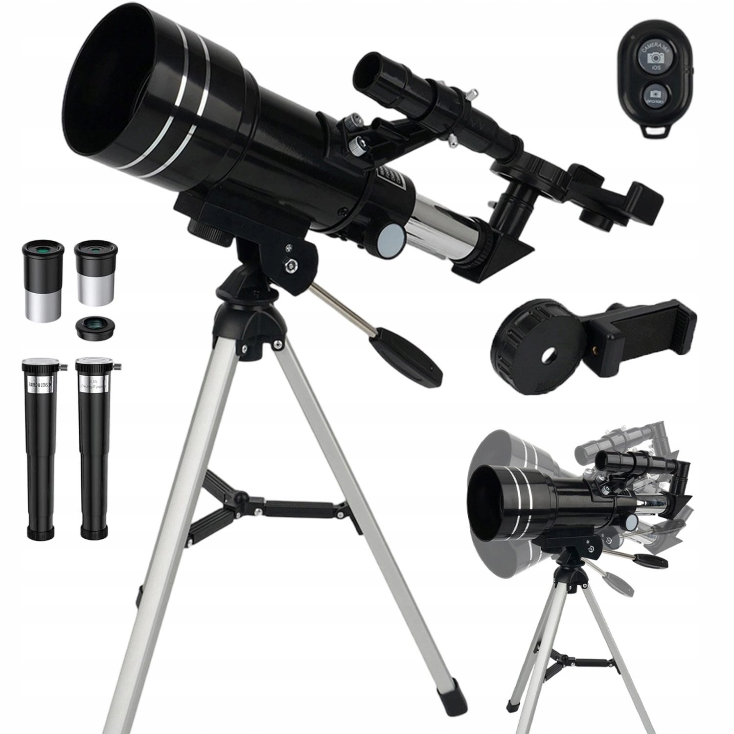 Astronomický Teleskop Pro Děti, Vzdělávací Dalekohled, Stativ, Objektivy, Držák