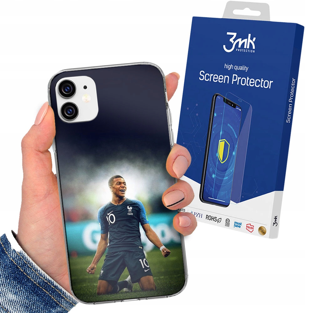 

Etui Mbappe iPHONE 11+folia3MK Wzór!