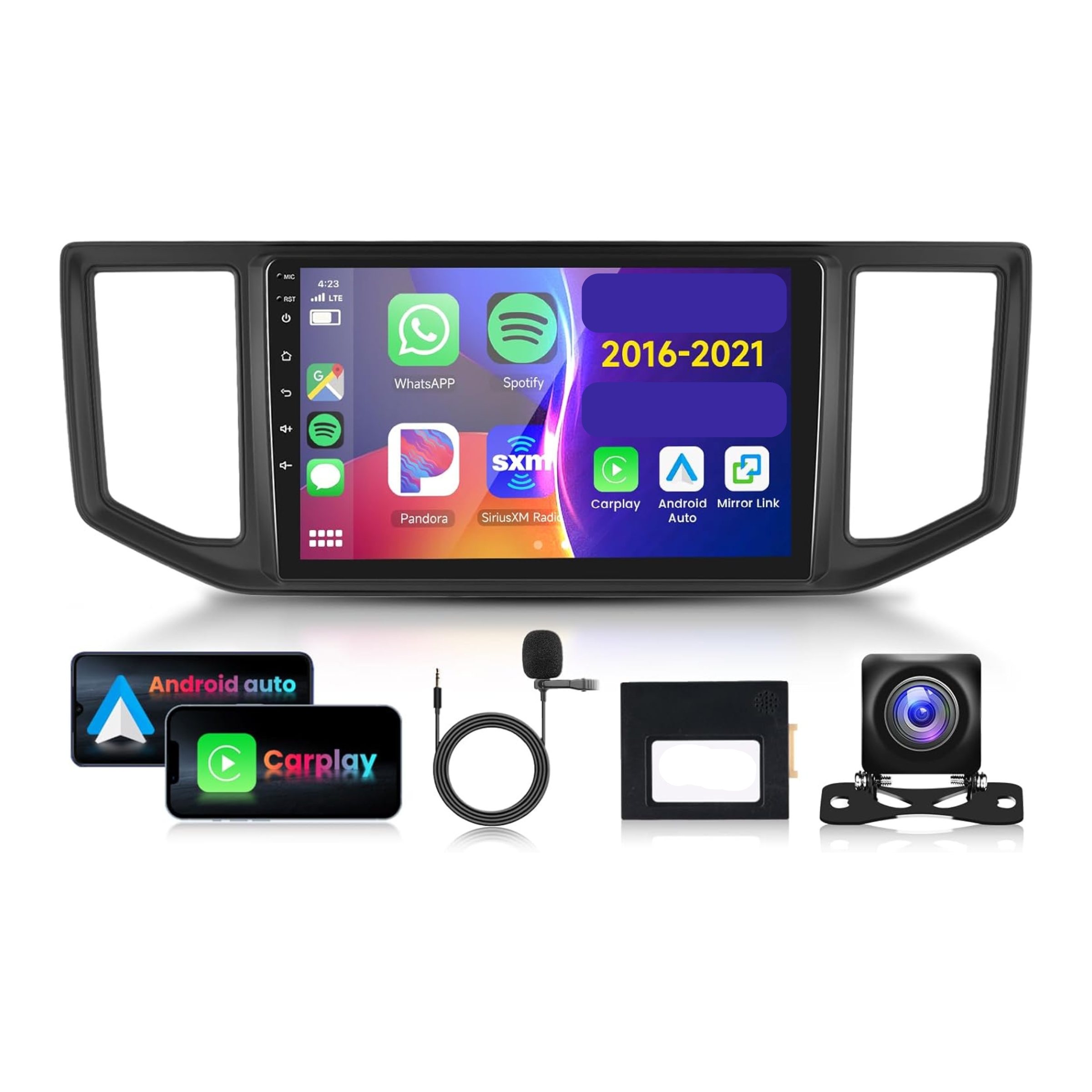 Rádio Gps Android Vw Crafter 2017-2021 WiFi Usb 2GB 64GB Carplay 10"