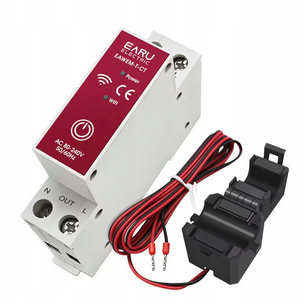 licznik energii WiFi Tuya Smart Life 230V 63A z przekładnikiem