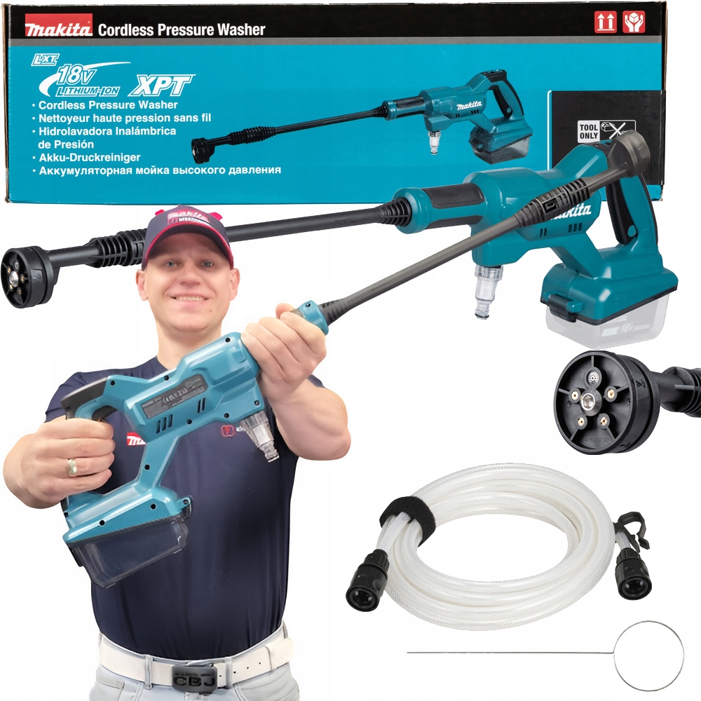 Makita Myjka ciśnieniowa akumulatorowa 18V 24 bar 2 tryby DHW180Z Makita Pl