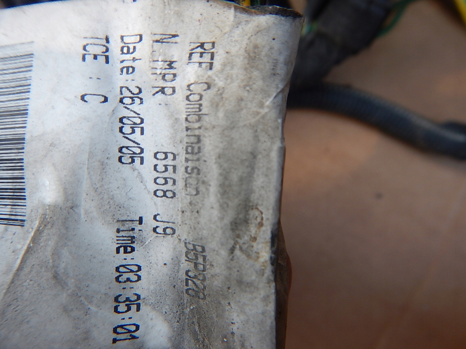 CITROEN C4 2,0 HDI Câblage Câblage Gauche Bouche buse