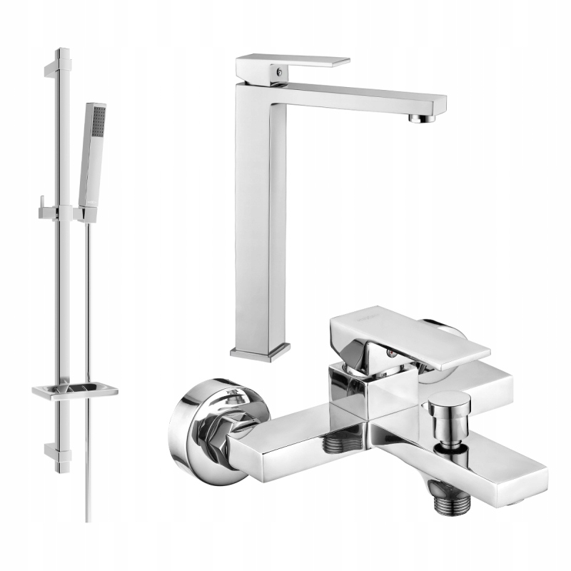 Mexen Uno DQ77 vanová sada, Chromovaná