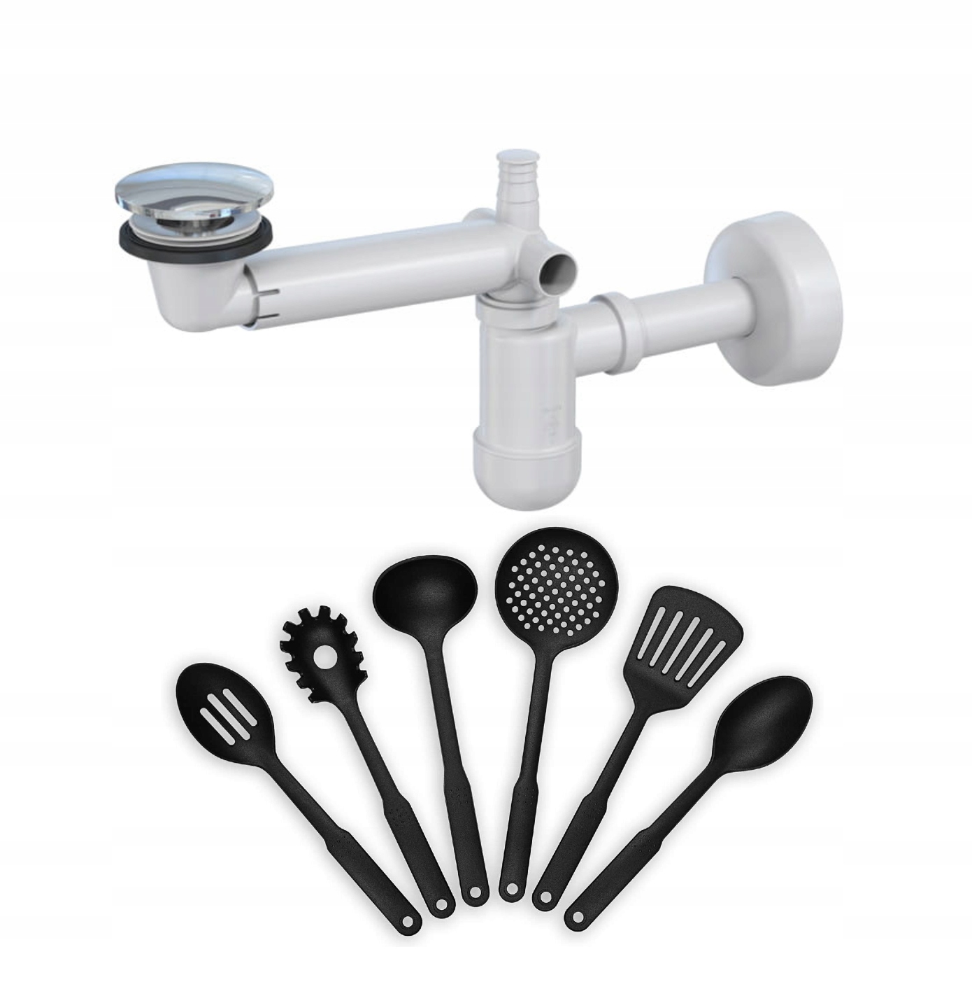 SYFON UMYWALKOWY TELESKOPOWY KLIK KLAK CHROMOWANY