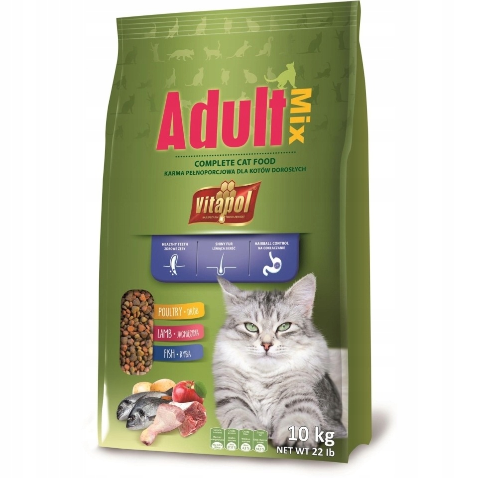 Vitapol Krmivo pro dospělé kočky adult 10 kg