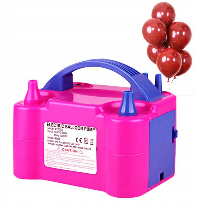 ELECTRIC BALLOON PUMP 2 NOZZLES POWERFUL FAST Pump type