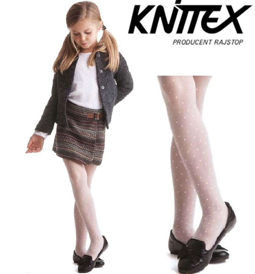 

Knittex rajstopy komunijne Ines białe 116-122