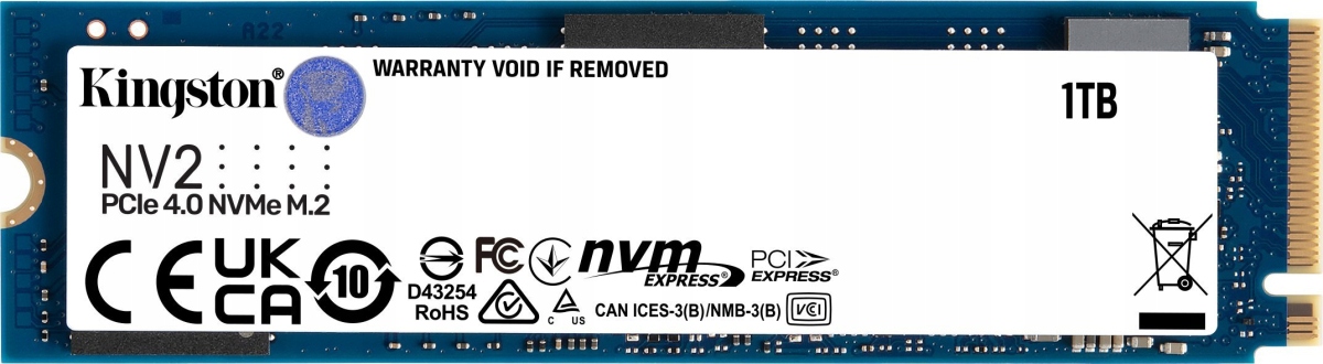 

Kingston NV2 M.2 Pcie 4.0 NVMe 1TB