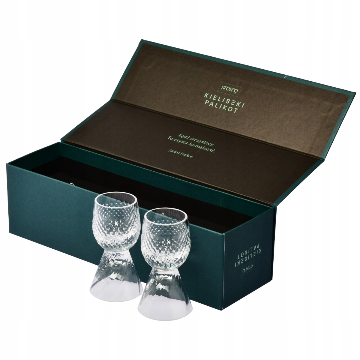 

Dwustronne kieliszki do wódki Krosno Palikot 40ml